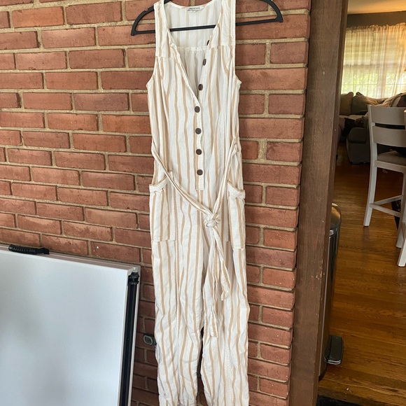 American Eagle Outfitters Pants - American Eagle Striped Jumpsuit Sz S